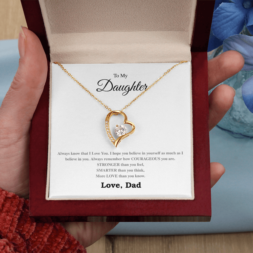 To My Daughter - The Forever Love Necklace