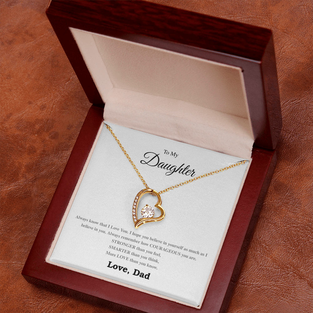 To My Daughter - The Forever Love Necklace