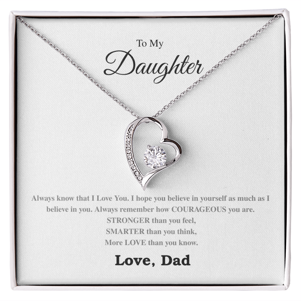 To My Daughter - The Forever Love Necklace