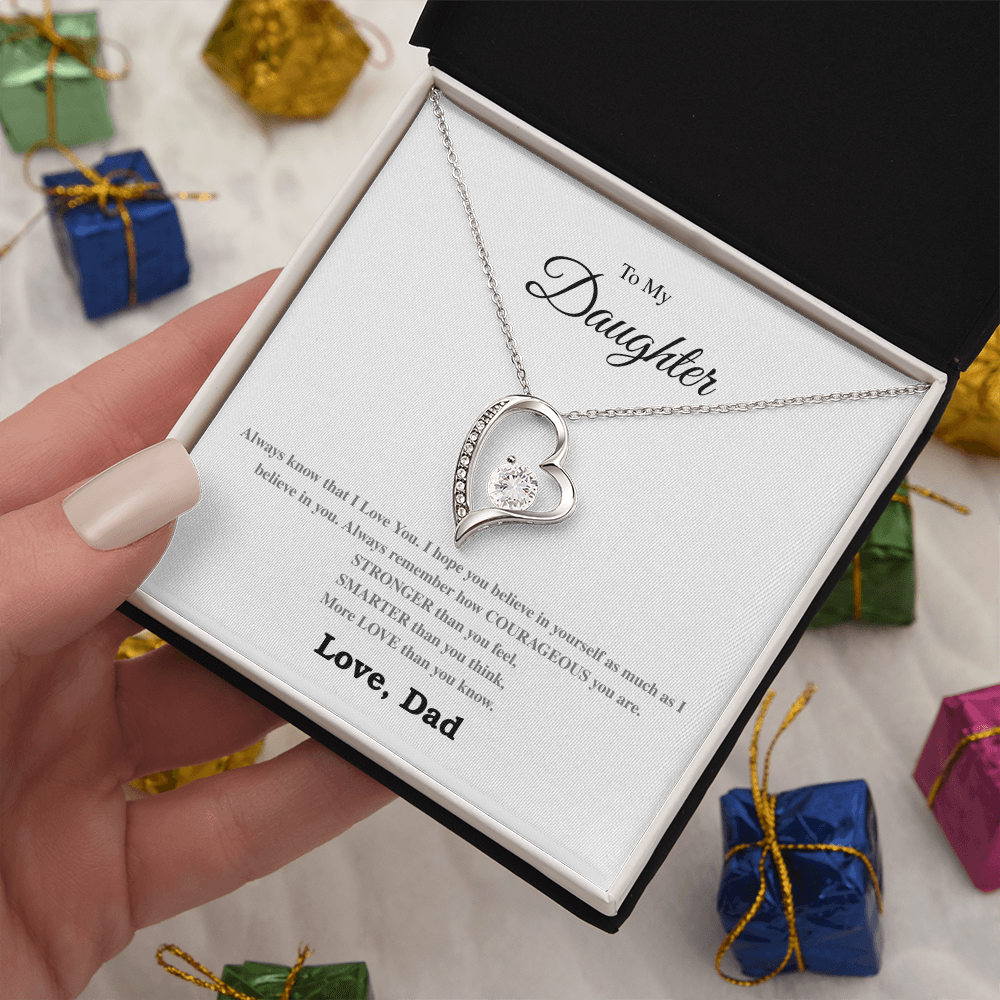 To My Daughter - The Forever Love Necklace