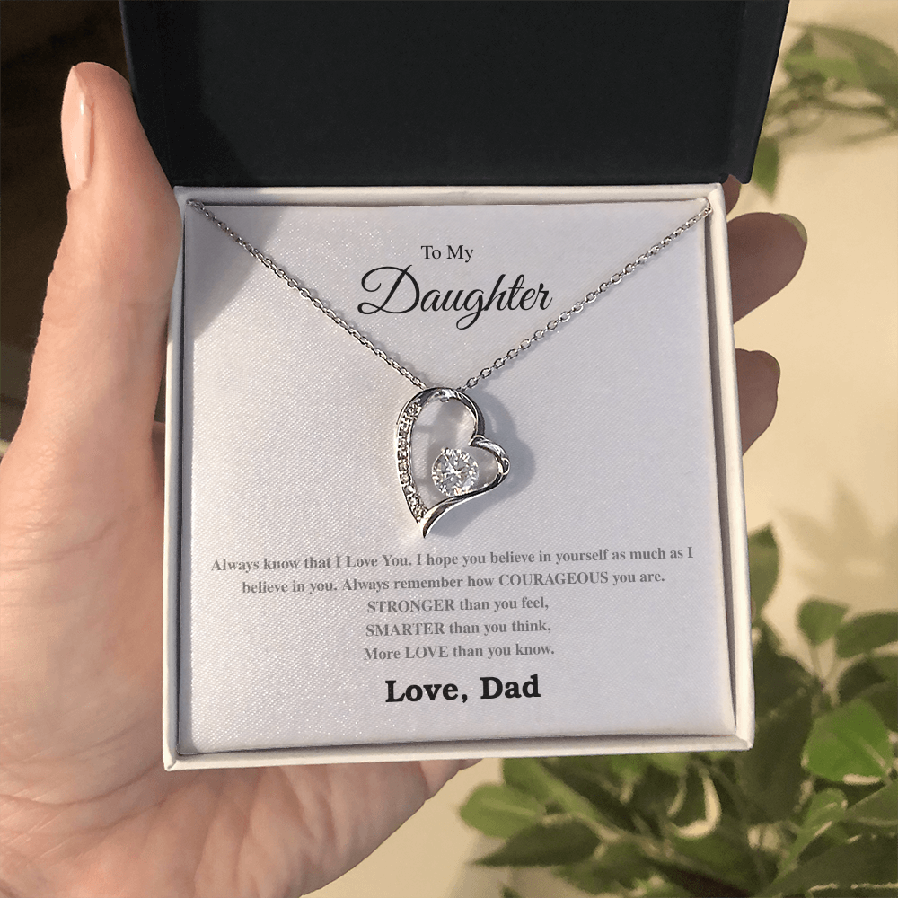 To My Daughter - The Forever Love Necklace
