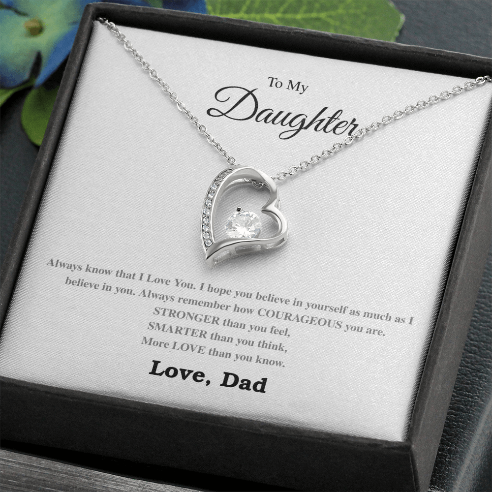 To My Daughter - The Forever Love Necklace